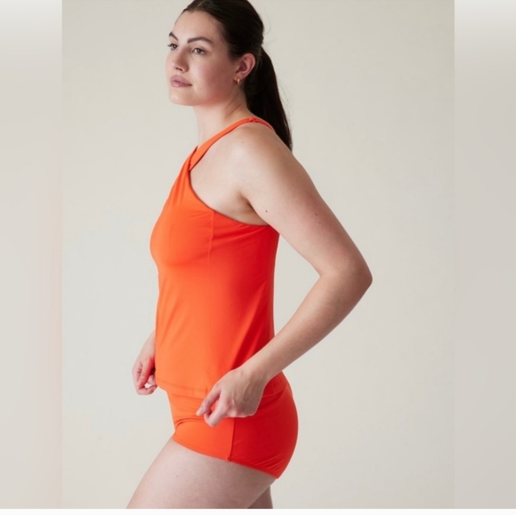 NWOT-Athleta Vermillion Crossed Tankini S - Picture 3 of 7